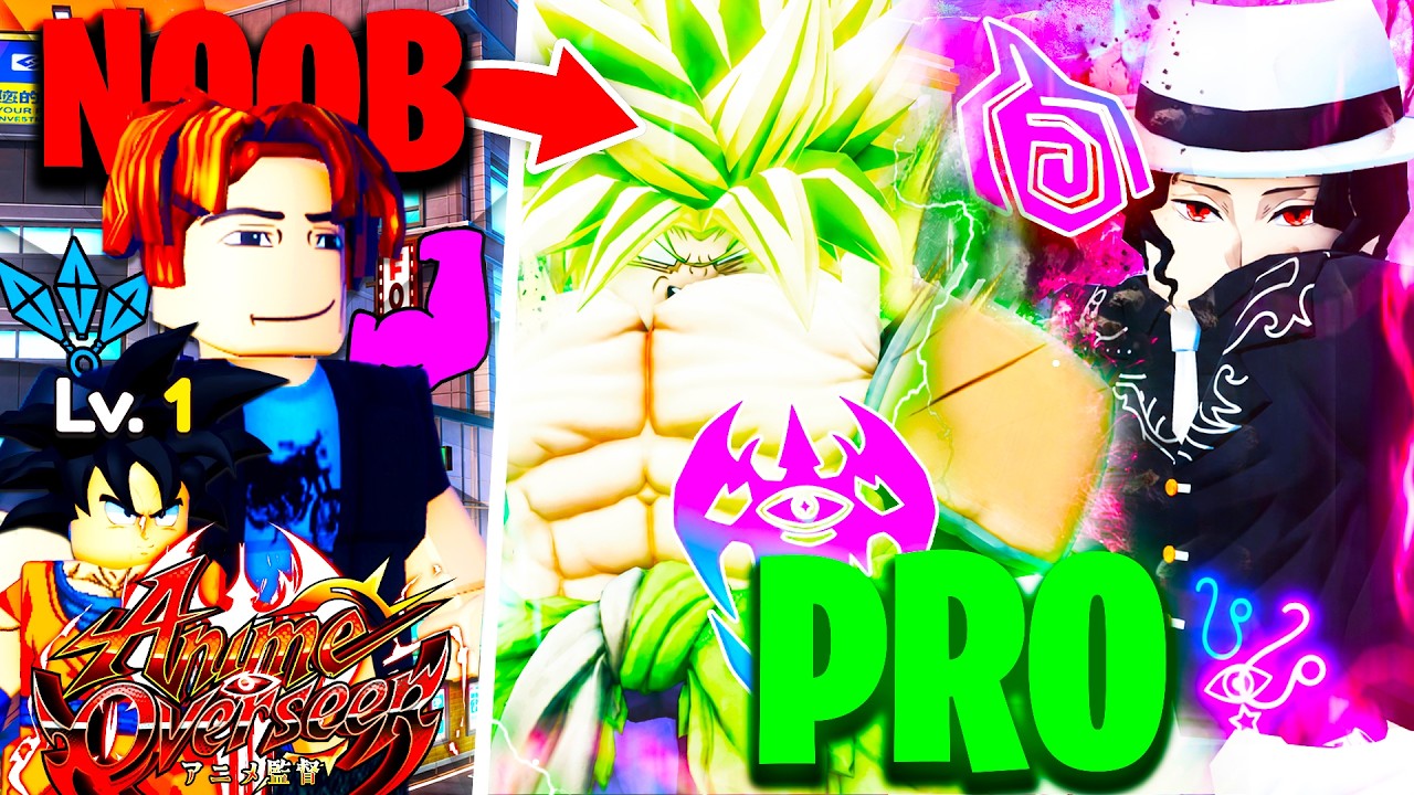 Anime Overseer Roblox gameplay with anime units battling enemy waves